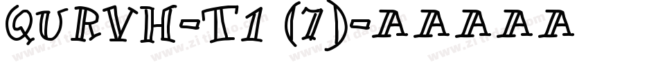 QURVH-T1 (7)字体转换